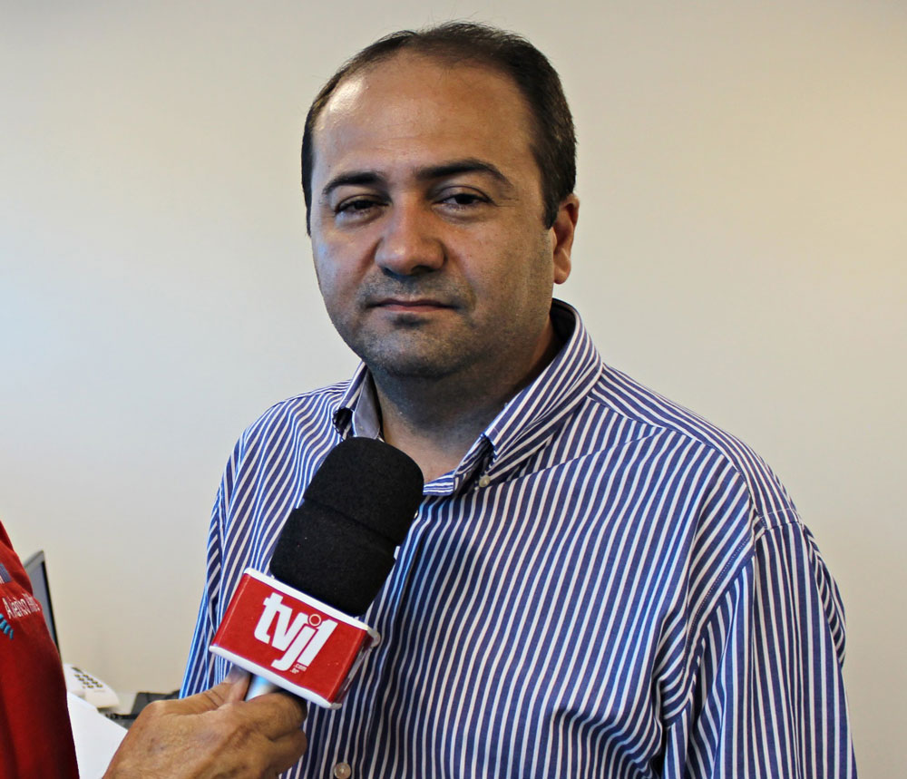 Charles Lourenço em entrevista a TVJ1