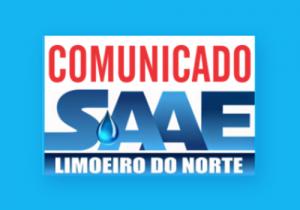 Comunicado SAAE de Limoeiro do Norte-CE