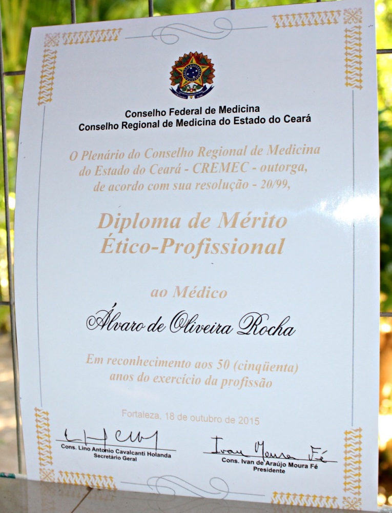 Diploma de Mérito Ético-Profissional