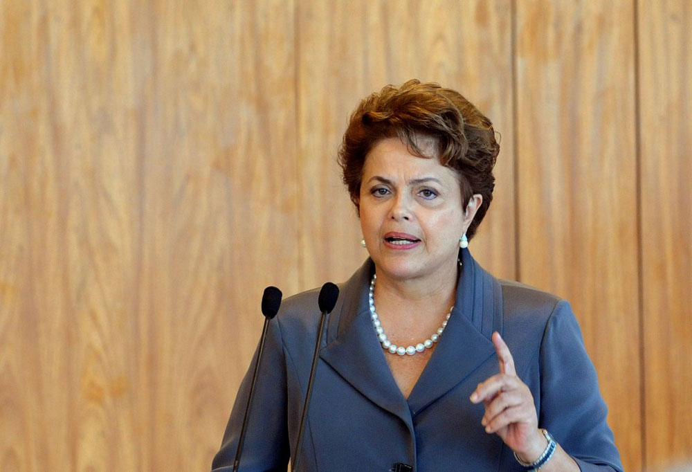Dilma Rousseff discursando