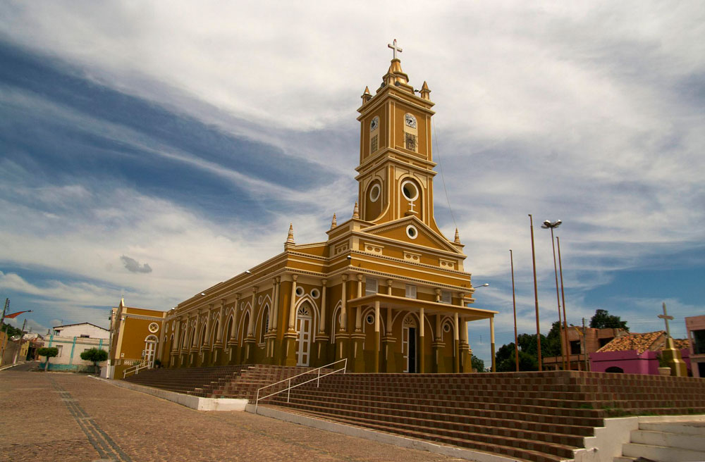 Igreja na cidade Missão Velha