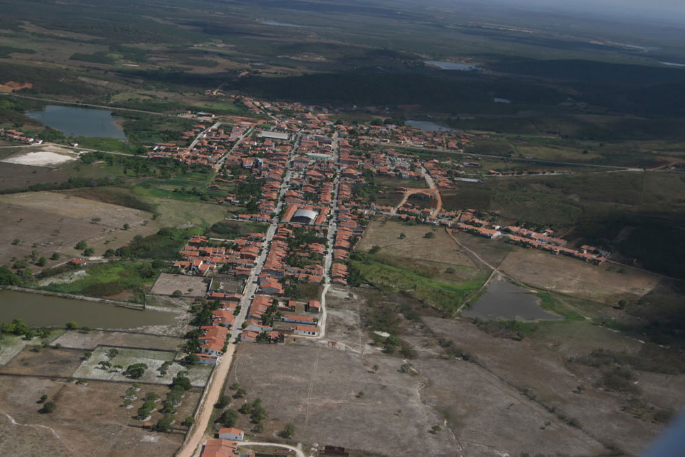 Visão aérea da Cidade de Ibicuitinga