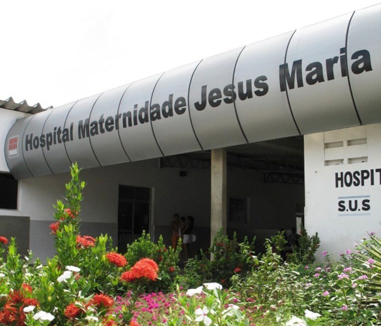 Fachada do Hospital Maternidade Jesus Maria