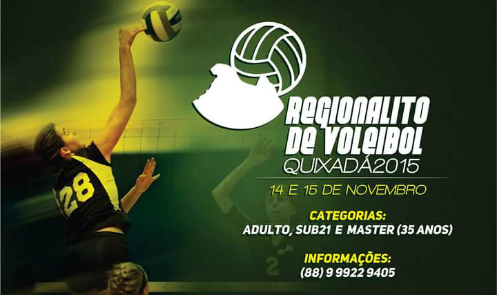 Banner do Regionalito de Voleibol Quixadá 2015