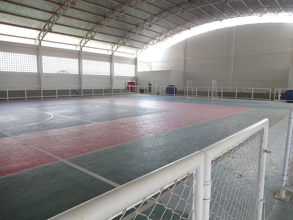 Área interna do Ginásio Poliesportivo do campus de Limoeiro do Norte-CE